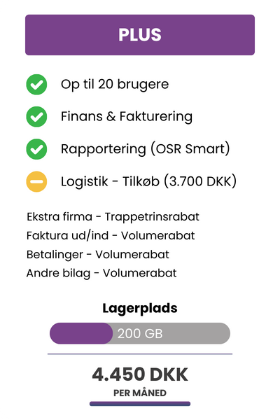 Business NXT plus pris